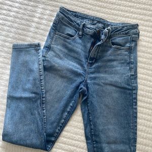 american eagle high rise jeggings